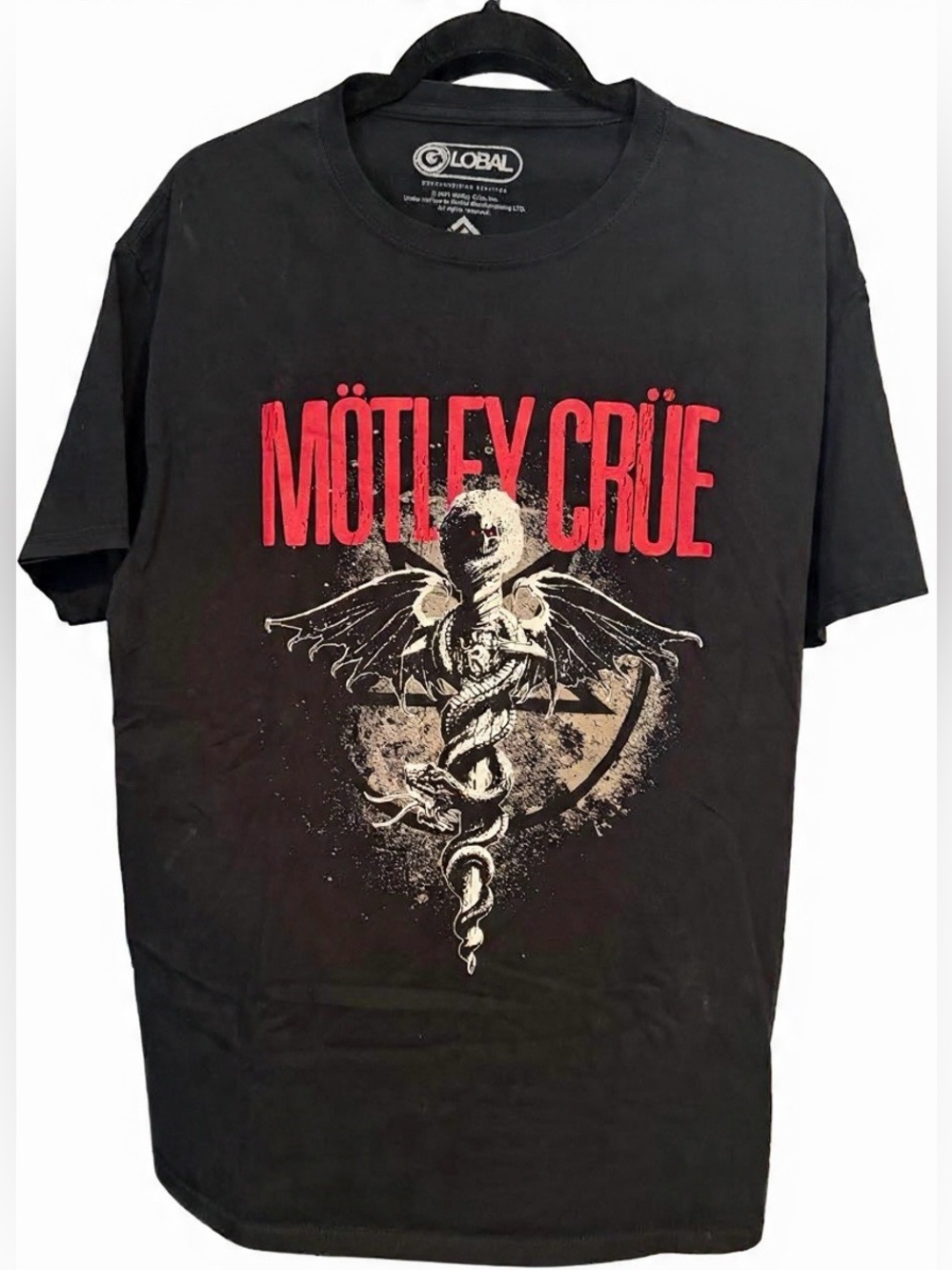 🎶 Motley Crue- Graphic Band Tee from Dr. Feelgood Album- L